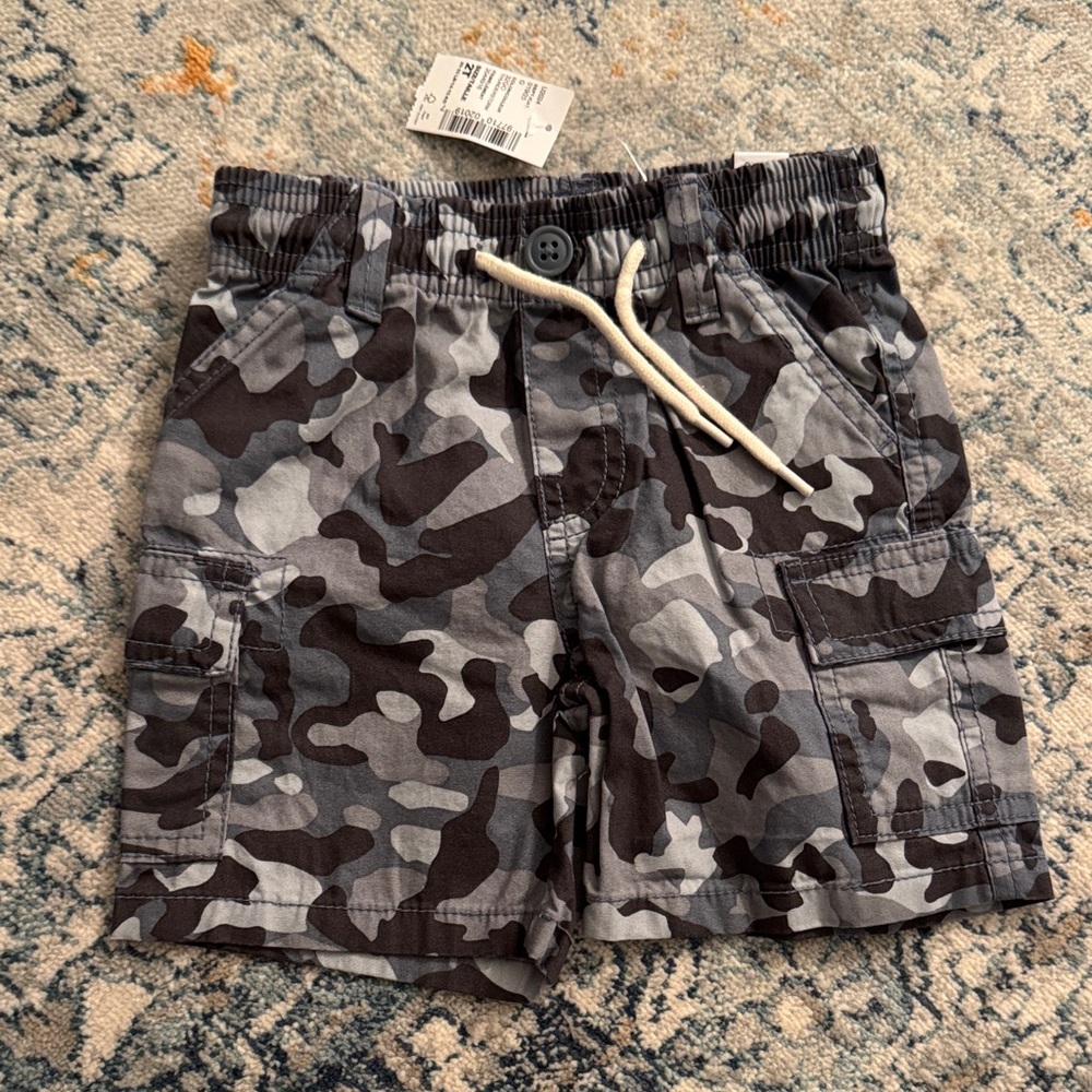 Camouflage Cargo Kids Shorts
